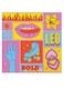 Leo Themed Wall Art Yellow/Pink/Blue 30x30cm