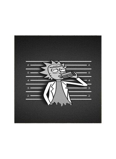 Rick And Morty MDF Wall Art Multicolour 30x30cm