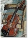 Violin Wall Art Multicolour 40x60cm