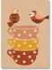 Birds Wall Art Painting Multicolour 40x60cm