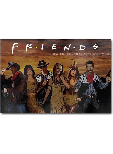 Friends Wall Art Multicolour 40x60cm