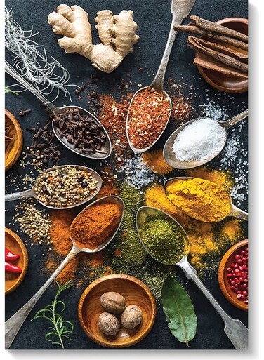 Spices Wall Art Multicolour 40x60cm