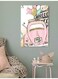 Love Car Themed Wall Art Painting Multicolour 40x60cm