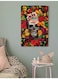 Skull Wall Art Multicolour 40x60cm