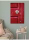 Door Love heArt Wall Art Painting Multicolour 40x60cm