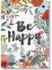 Be Happy Wall Art Painting Multicolour 40x60cm