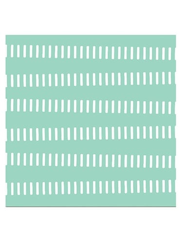 Printed Wall Art Green/White 30x30cm
