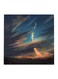 Sky Wooden Wall Art Mdf Multicolour 30x30cm