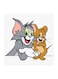 Tom and Jerry MDF Wall Art Multicolour 30x30cm