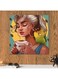 Coffee Lover Wall Art Painting Multicolour 30 x 30centimeter