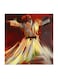 Dance Abstract MDF Wall Art Multicolour 30x30centimeter