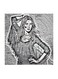 Nancy Ajram MDF Wall Art Multicolour 30x30cm