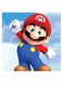 Super Mario Themed Wall Art Blue/Red/Beige 30x30cm