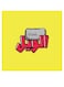 Shift El-Weil Themed Decorative Wall Art Yellow/Red/Grey 30x30cm