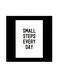 Quotes Themed Wall Art White/Black 30x30centimeter