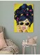 Cool Girl Themed Wall Art Painting Multicolour 40x60cm