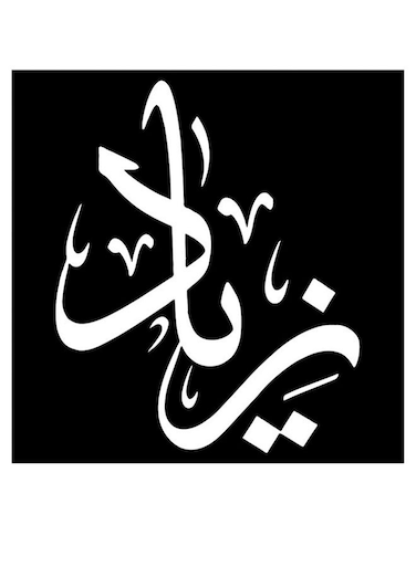 Ziyad Printed Wall Art Black/White 30x30cm