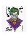 Joker MDF Wall Art Purple/Green/Black 30x30centimeter