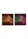 2-Pieces Islamic Calligraphy Mdf Wall Art Multicolour 30x30cm