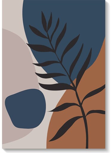 Decorative Plant Wall Art Painting Multicolour 40 x 60cm