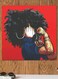 Women Themed Decorative Wall Art Red/Blue/Black 30x30cm