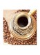 Coffee MDF Wall Art Multicolour 30x30centimeter