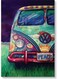 Volkswagen Bus Wall Art Multicolour 40x60cm