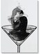 Decorative Wall Art Painting White/Black 40 x 60cm