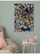Flowers Wall Art Multicolour 40x60cm