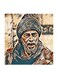 Ertugrul MDF Wall Art Multicolour 30x30centimeter