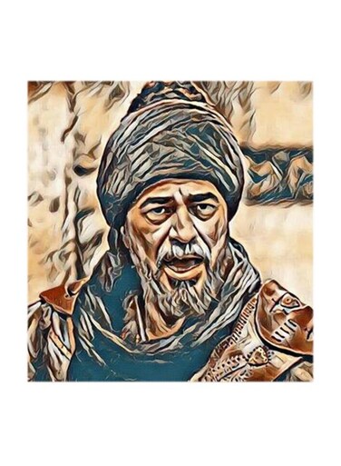 Ertugrul MDF Wall Art Multicolour 30x30centimeter