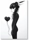 Woman Wall Art Multicolour 40x60cm