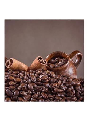 Coffee MDF Wall Art Brown 30x30centimeter