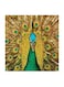 Peafowl Bird MDF Wall Art Multicolour 30x30centimeter