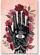 Hands And Flowers Wall Art Multicolour 40x60cm