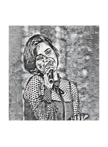 Sherine MDF Wall Art Multicolour 30x30cm