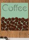 Coffee Lovers Themed Wall Art Blue/Brown/Black 30x30cm