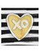 Love Themed Wall Art White/Yellow/Black 30x30cm