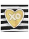 Love Themed Wall Art White/Yellow/Black 30x30cm