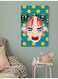 Woman Pop Art Wall Art multicolour 40 x 60cm