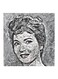 Shadia MDF Wall Art Painting Grey/White/Black 30x30centimeter
