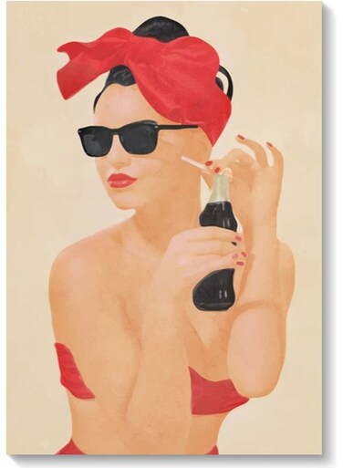 Cola Wall Art Painting Multicolour 40x60cm