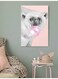 Polar Bear Wall Art Painting Multicolour 40x60cm