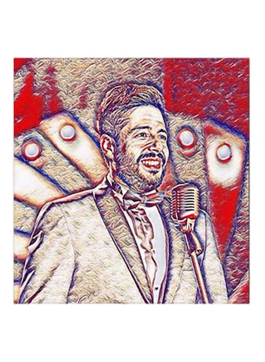 Mohamed Hamaki MDF Wall Art Multicolour