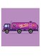 Vimto Themed Wall Art Purple/Pink/Black 30x30cm