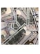 Dollars Themed Wall Art Beige/Grey/Yellow 30x30cm