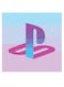PlayStation Themed Wall Art Purple/Pink/Blue 30x30cm