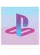 PlayStation Themed Wall Art Purple/Pink/Blue 30x30cm