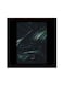 Nature Themed Wall Art Black/Green 30x30cm