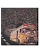 The Bus Themed Wall Art Black/Red/Blue 30x30cm
